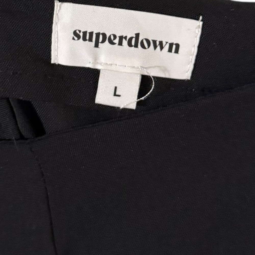 Revolve Superdown Brooke 2 Piece Set Black Ruffle… - image 4